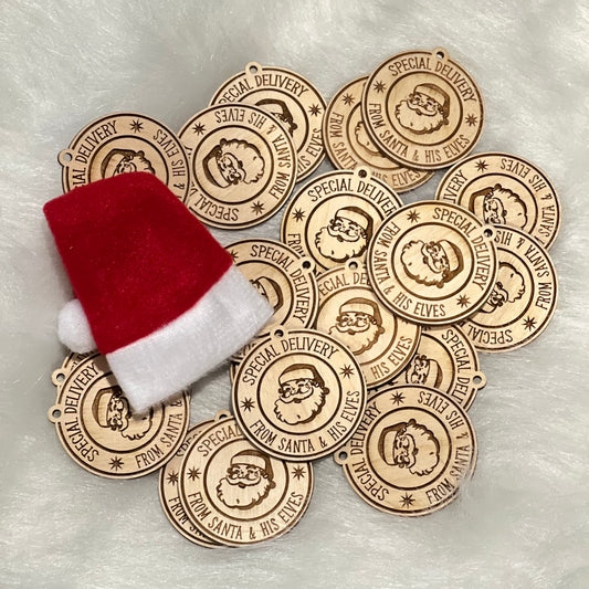 Santa Gift Tag Tokens