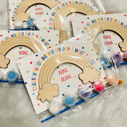 Rainbow Party Favor Paint Kits