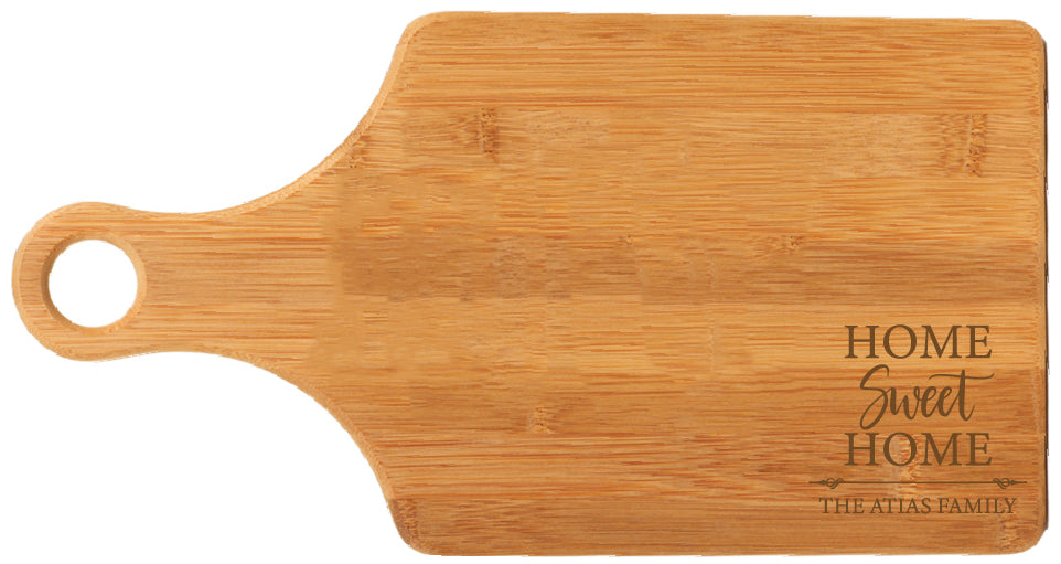  A Nutt in the Woods Bamboo Corner Cutting Board with