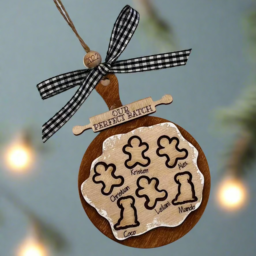 Gingerbread Family Ornament